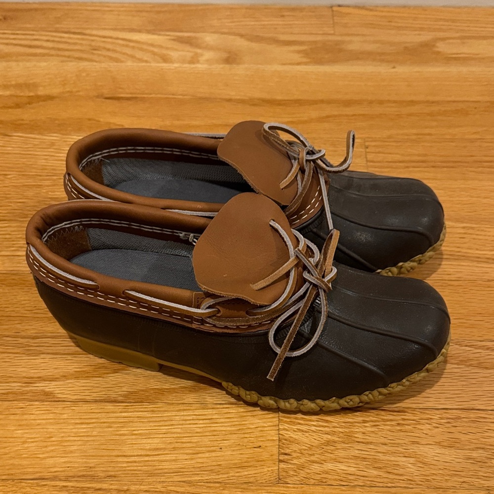 L.L. Bean Women's Bean Boots, Rubber Mocs Size 9W